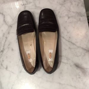 Talbots dark brown loafers